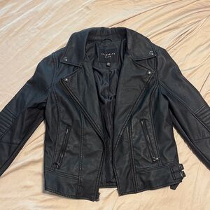 NWOT Celebrity Pink Women's black faux Leather Jacket